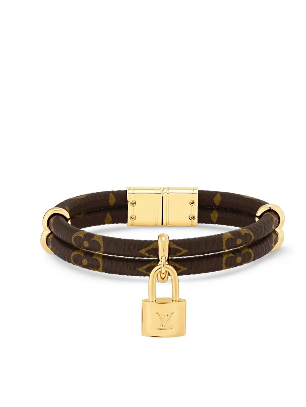 Louis Vuitton Keep It Twice Monogram Bracelet (Model M6640E)